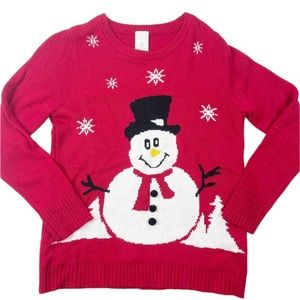 Frosty the Snowman Glitter Christmas Sweater